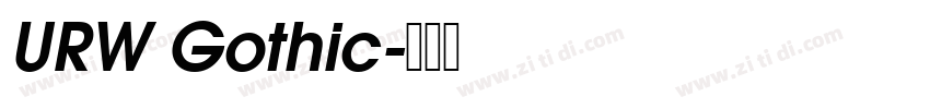 URW Gothic字体转换